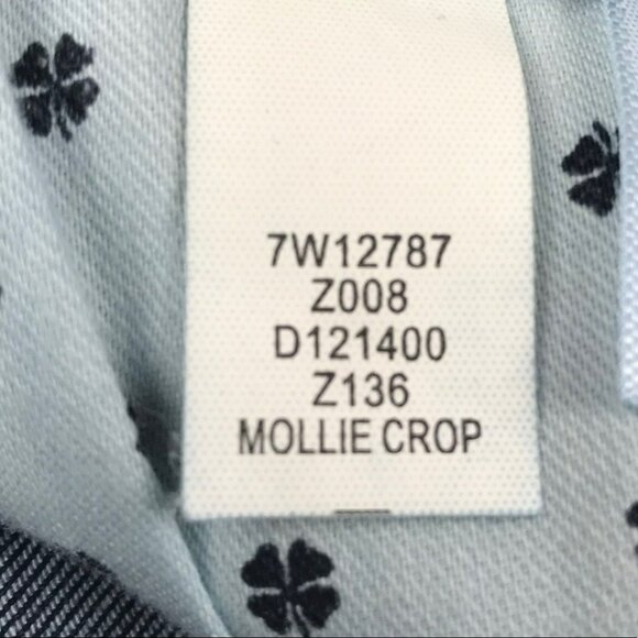 Lucky Brand Womens Mollie Crop Jeans Size 2 Dark Wash Denim Slim Straight - Picture 14 of 15